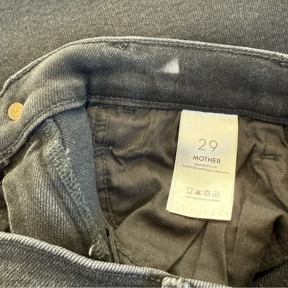 MOTHER The Lil Hustler Roller Sneak Flare In Not Today Satan Size 29P - Picture 16 of 16